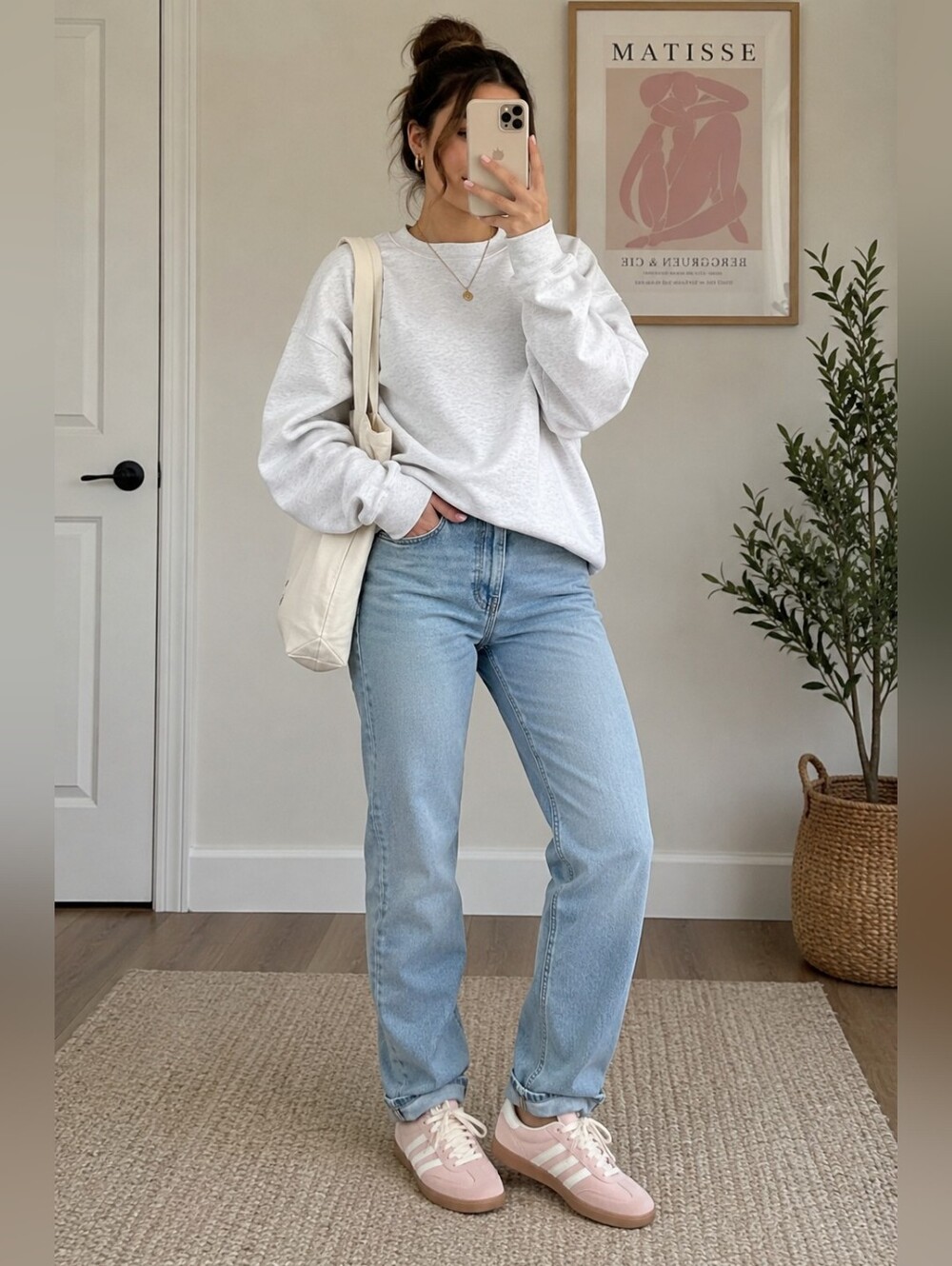 Dr. Scholl's Pink and White Low-Top Sneakers